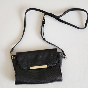 Steve Madden Black and Gold Purse
